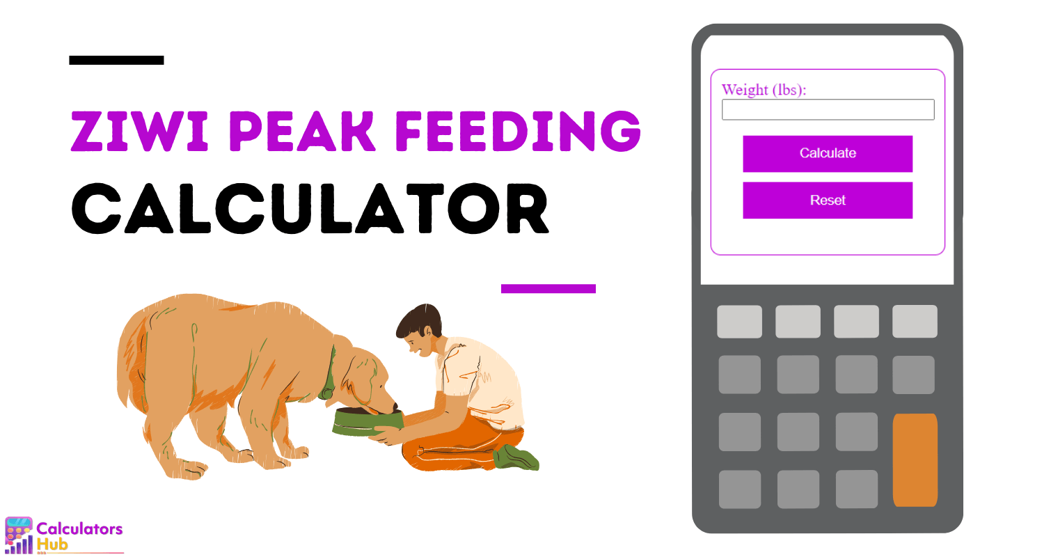 Ziwi Peak Feeding Calculator