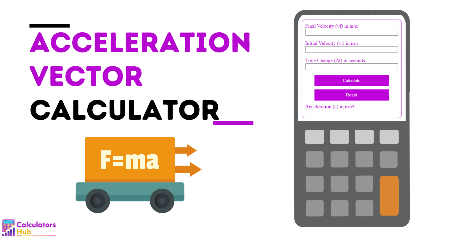 Acceleration Vector Calculator Online