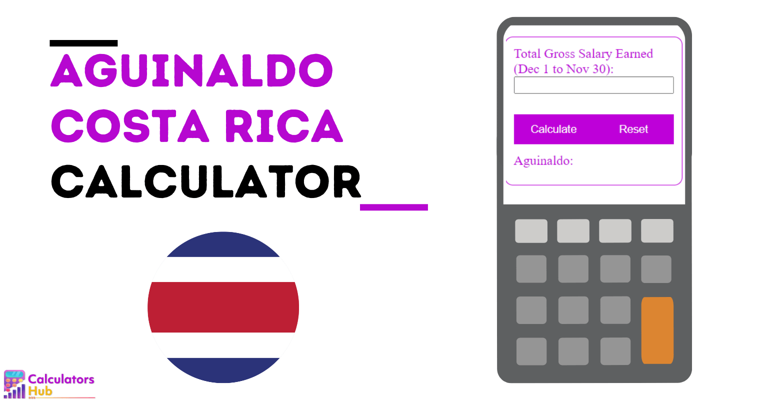 Aguinaldo Costa Rica Calculator