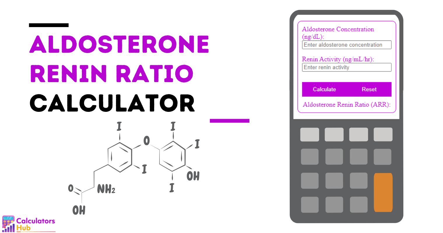 Aldosterone Renin Ratio Calculator