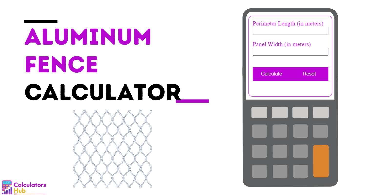 Aluminum Fence Calculator