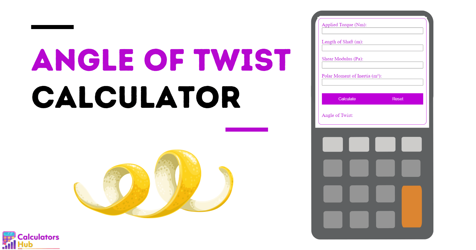 Angle of Twist Calculator