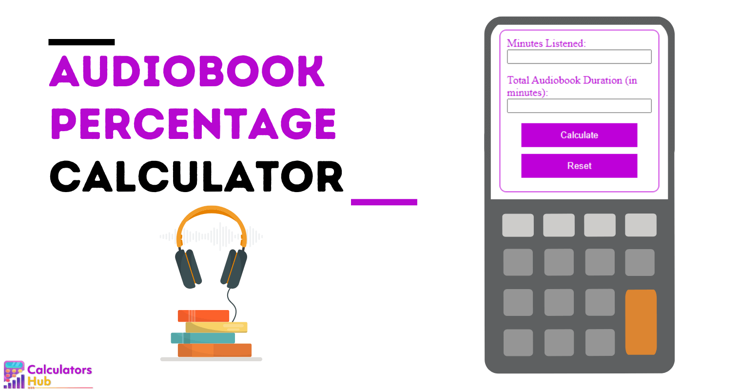Audiobook Percentage Calculator