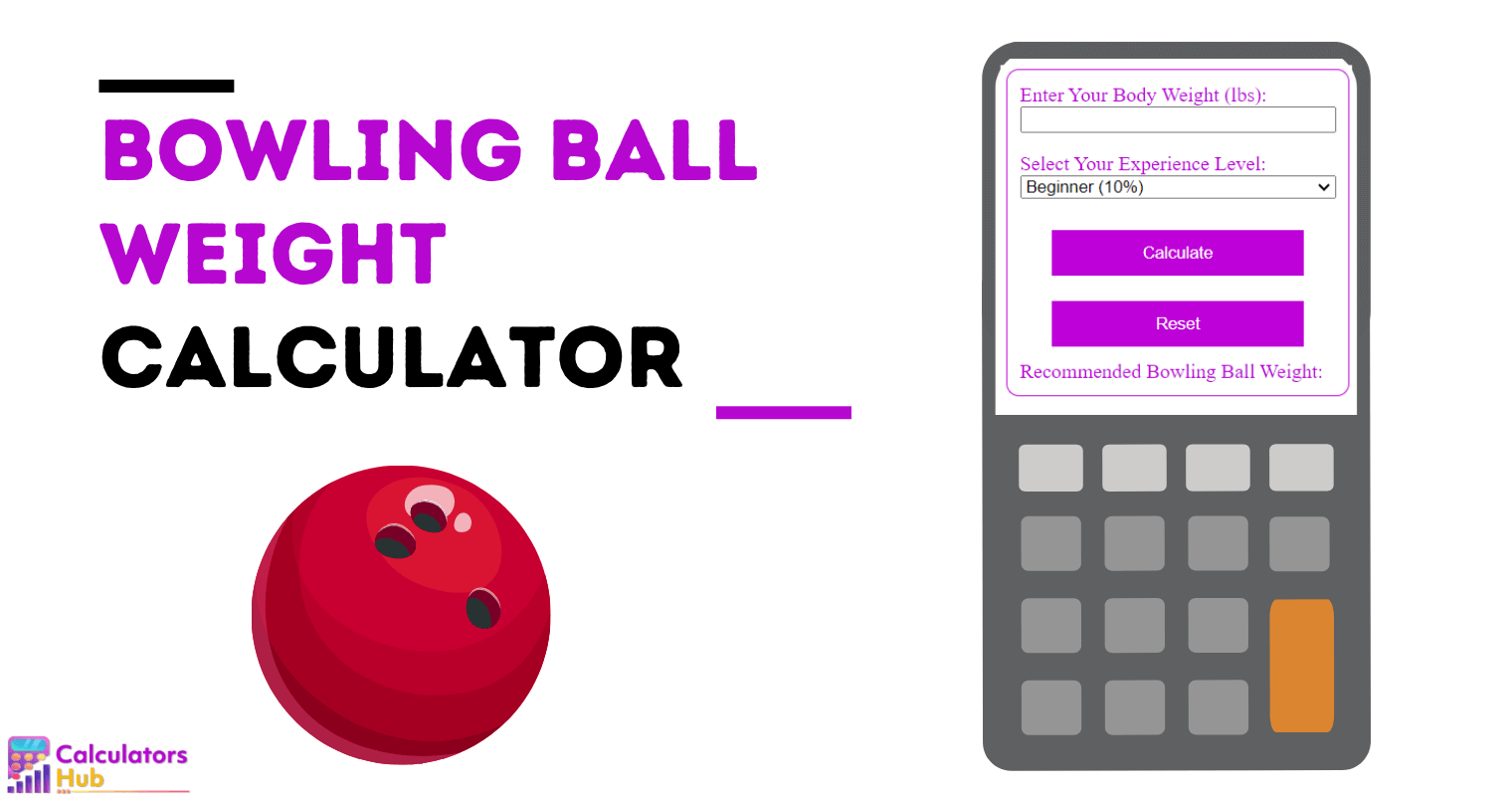 Bowling Ball Weight Calculator