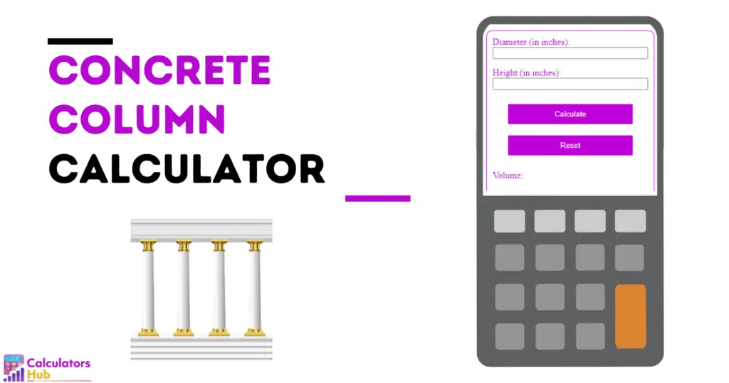 Concrete Column Calculator Online