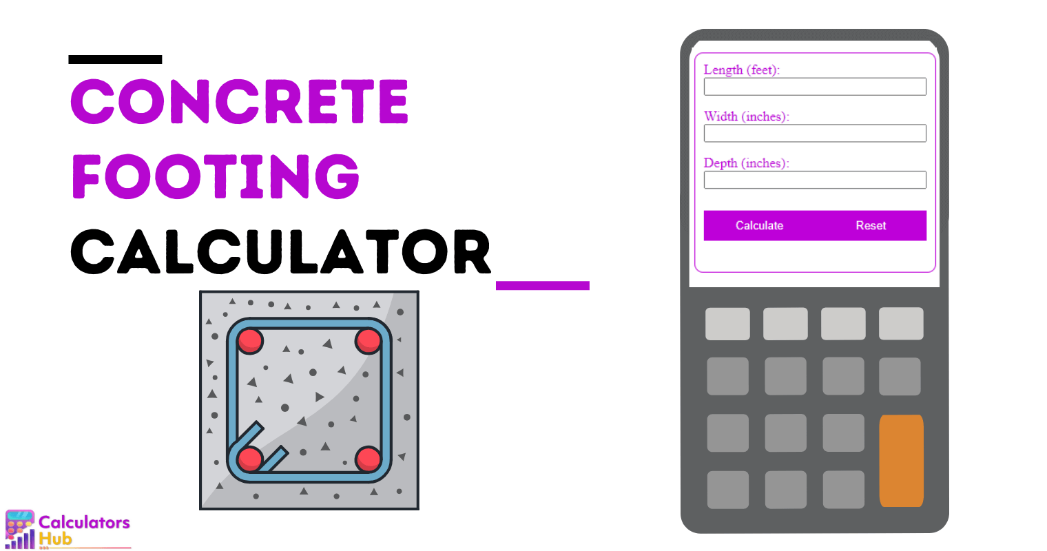 Concrete Footing Calculator Online