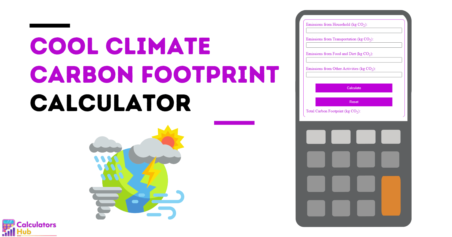 Cool Climate Carbon Footprint Calculator