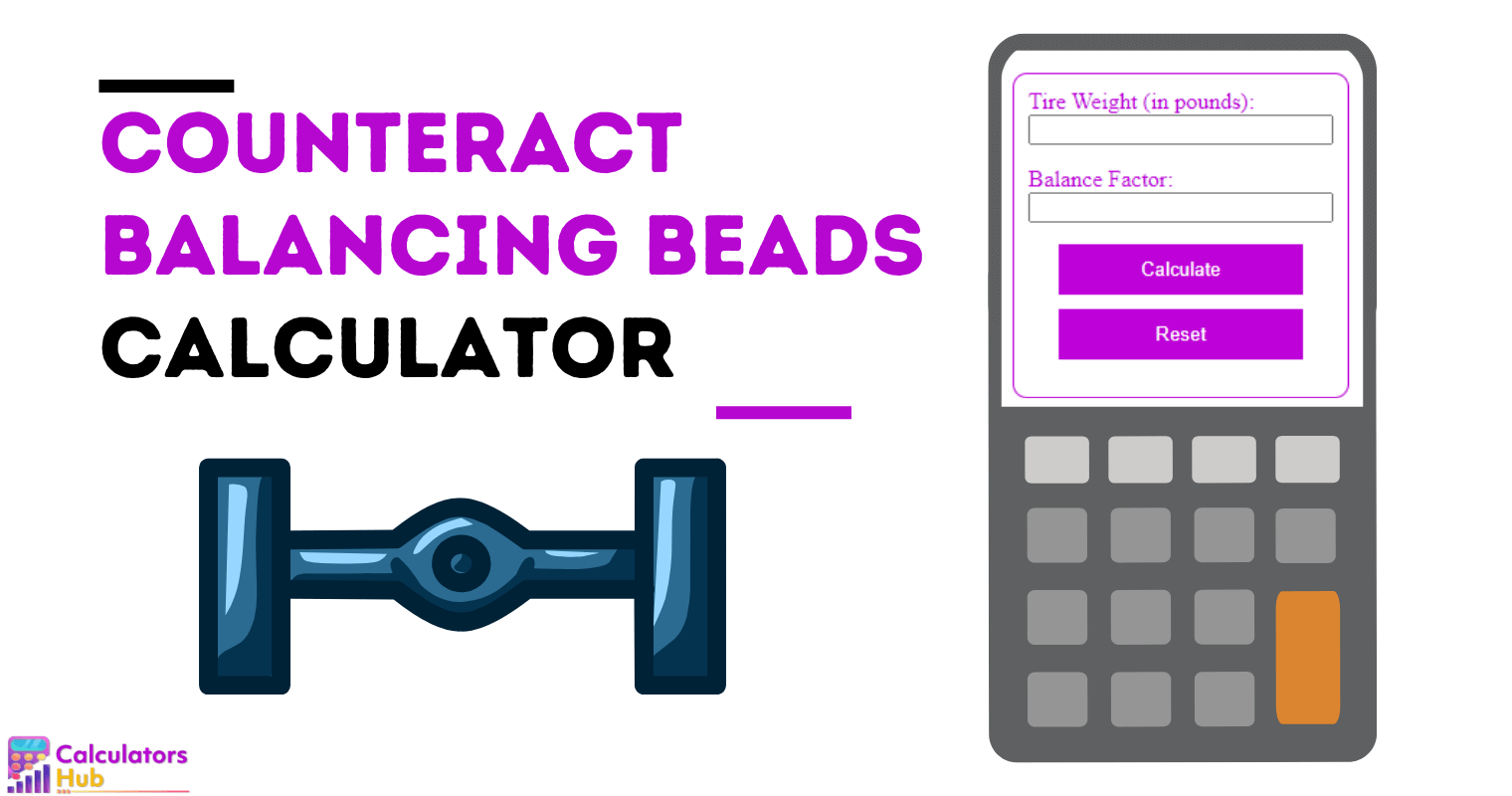 Counteract Balancing Beads Calculator