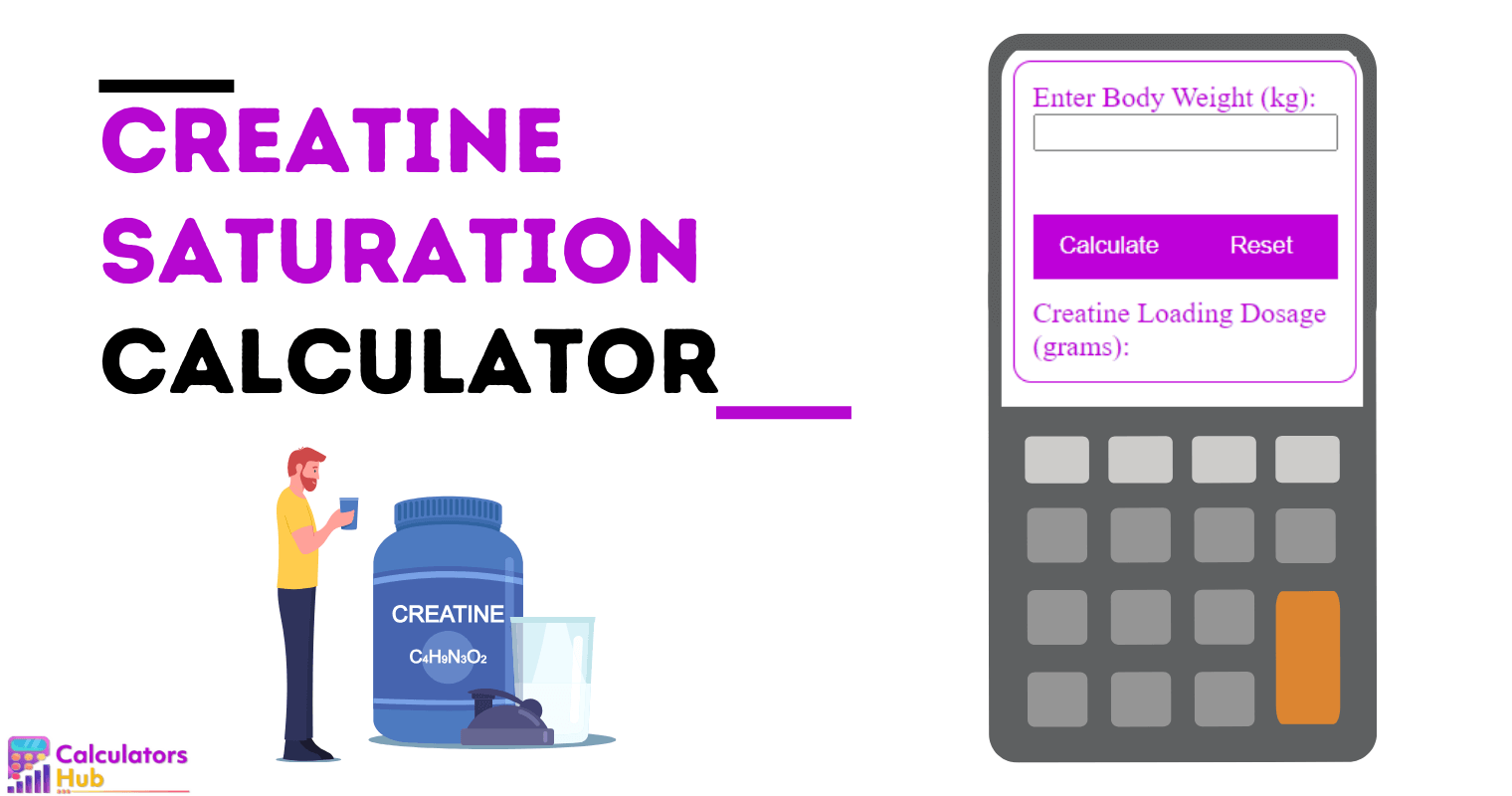 Creatine Saturation Calculator
