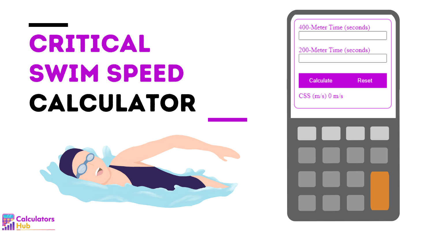 Critical Swim Speed Calculator