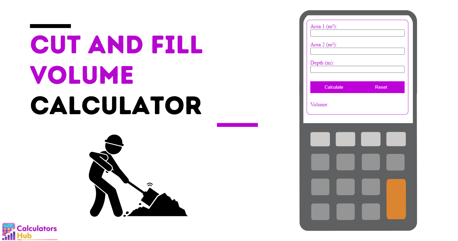 Cut and Fill Volume Calculator