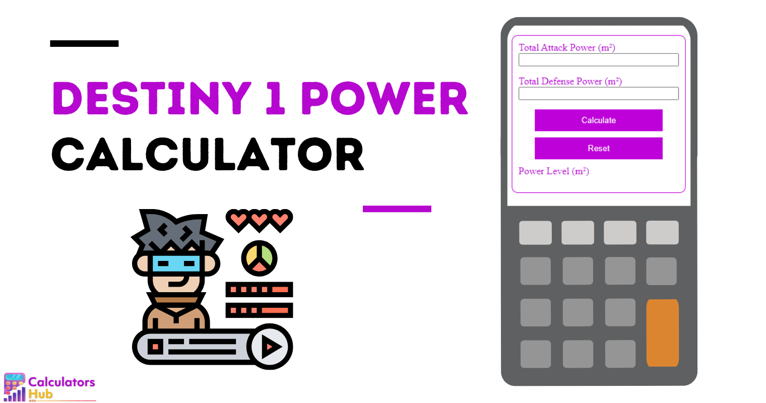 Destiny 1 Power Calculator