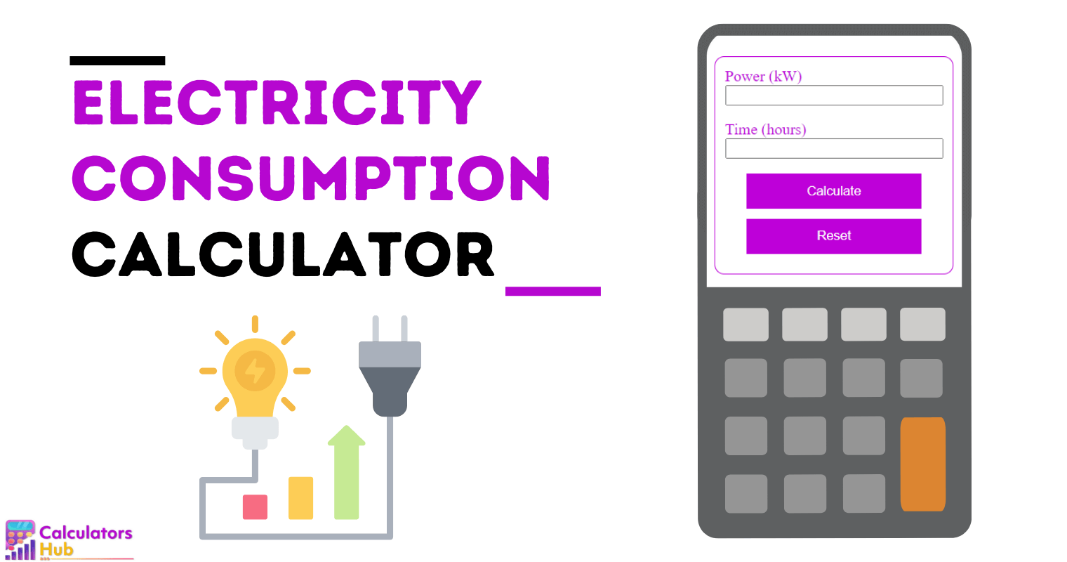 Calculateur de consommation d'électricité
