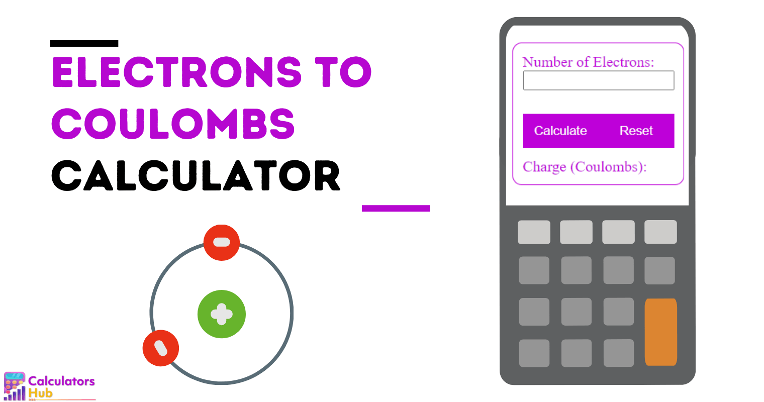 Electrons to Coulombs Calculator