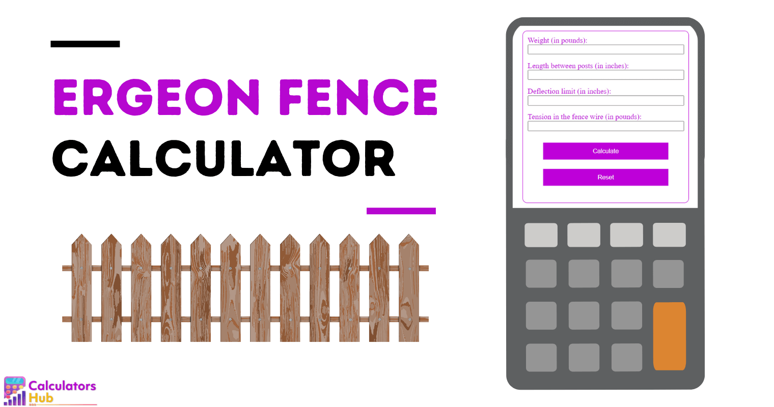 Ergeon Fence Calculator