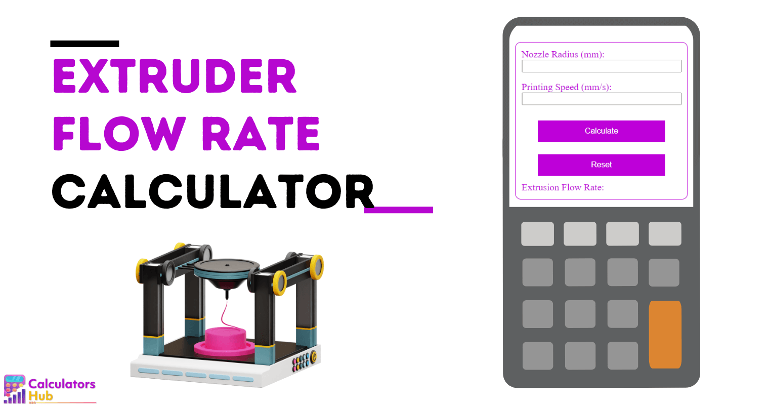Extruder Flow Rate Calculator