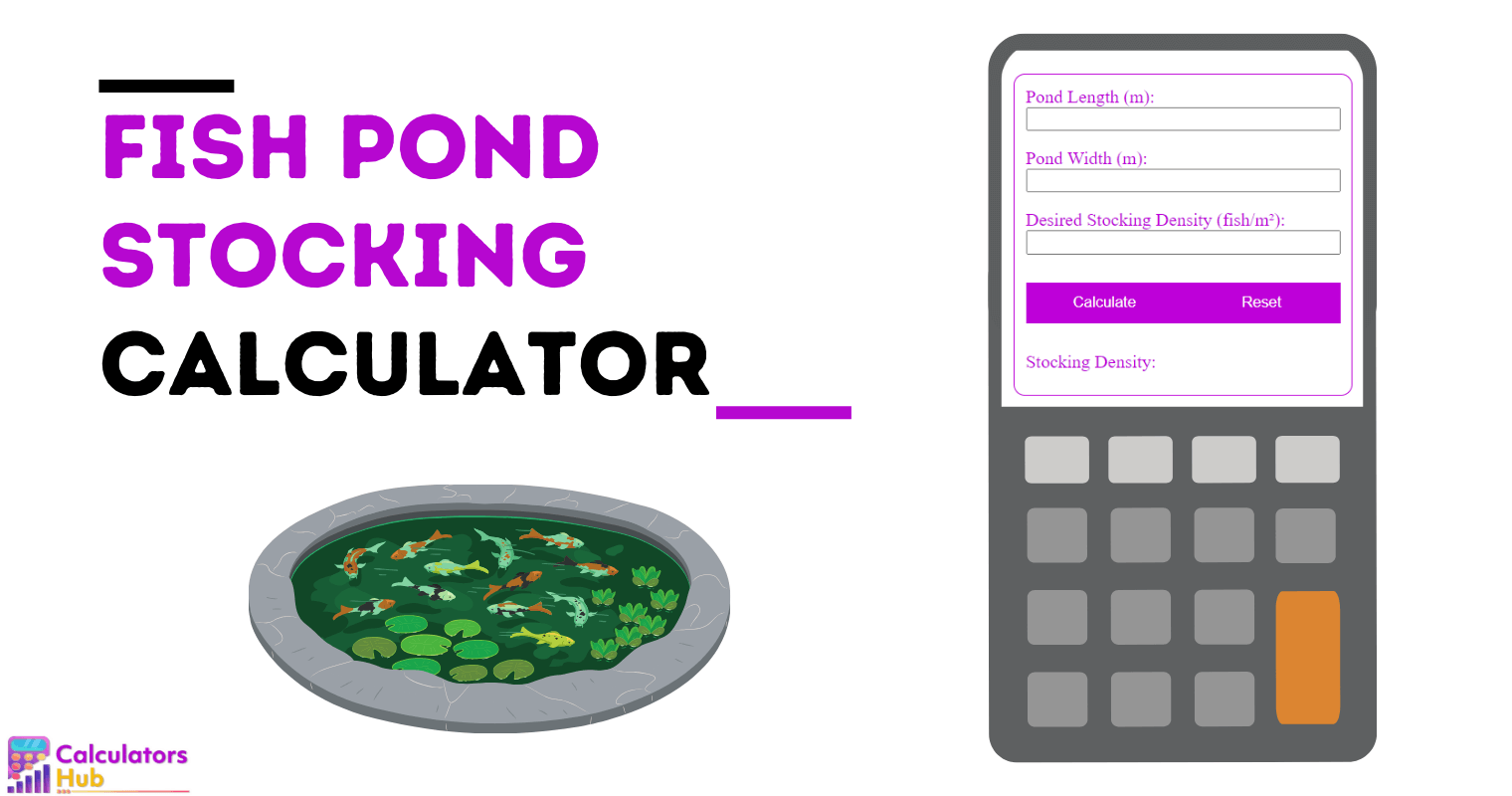 Fish Pond Stocking Calculator