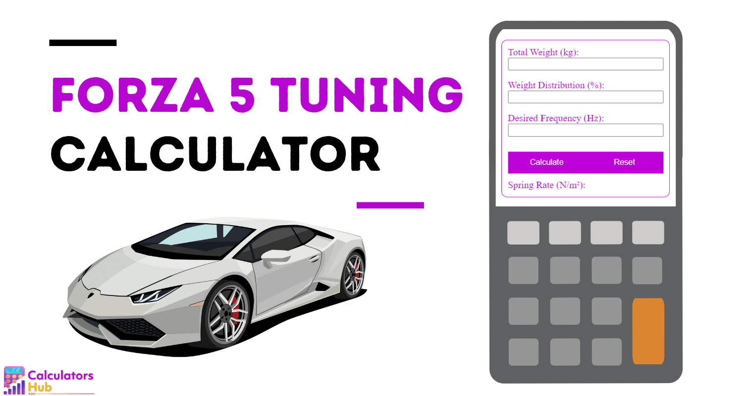 Forza 5 Tuning Calculator