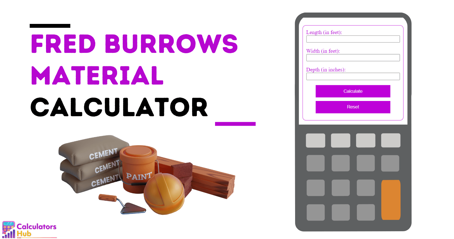 Fred Burrows Material Calculator