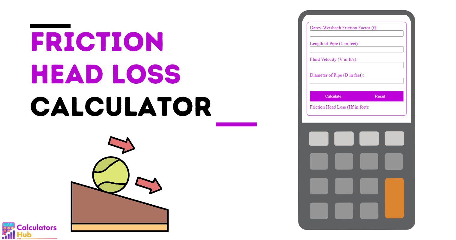 Friction Head Loss Calculator Online