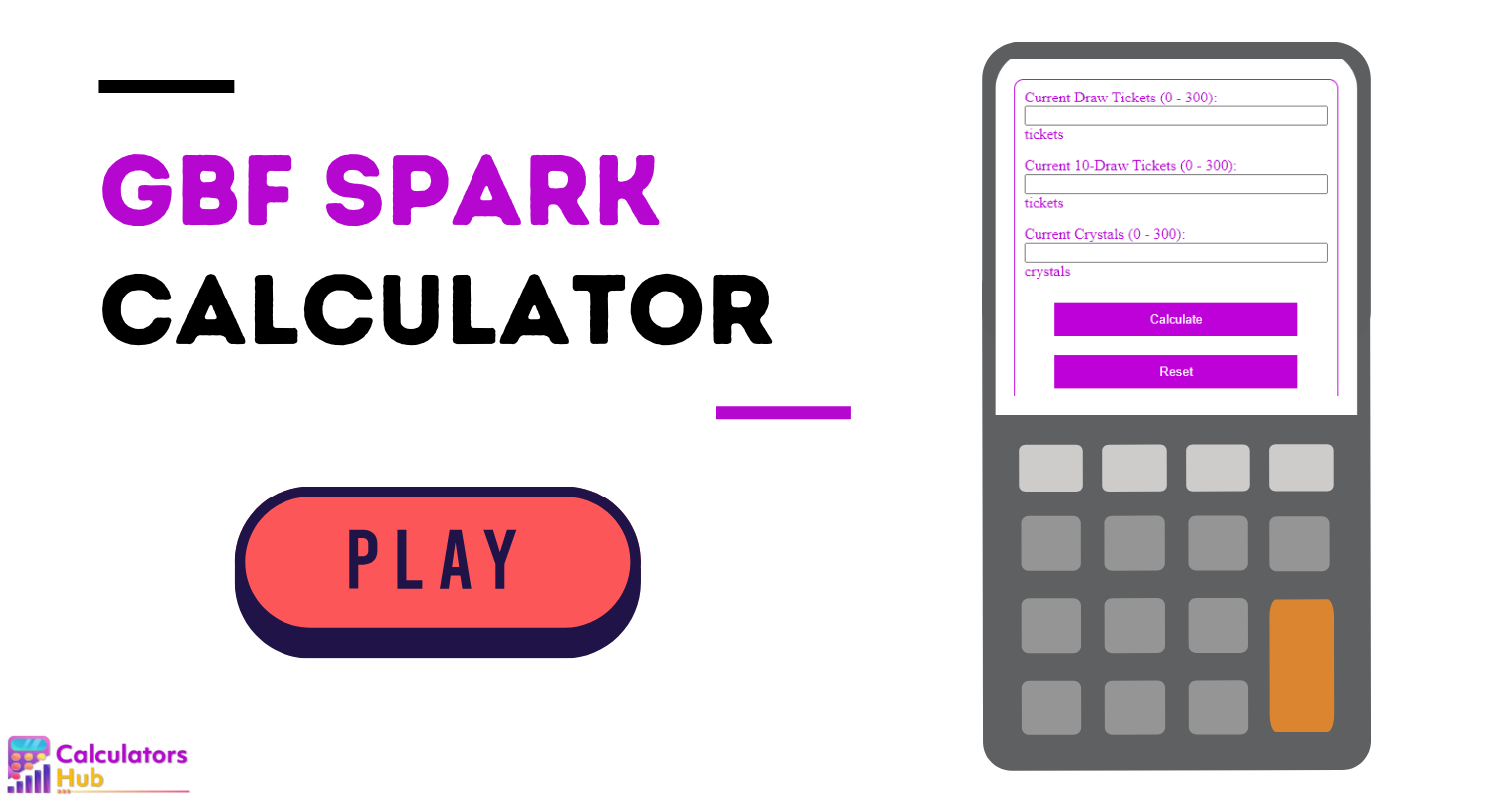 GBF Spark Calculator