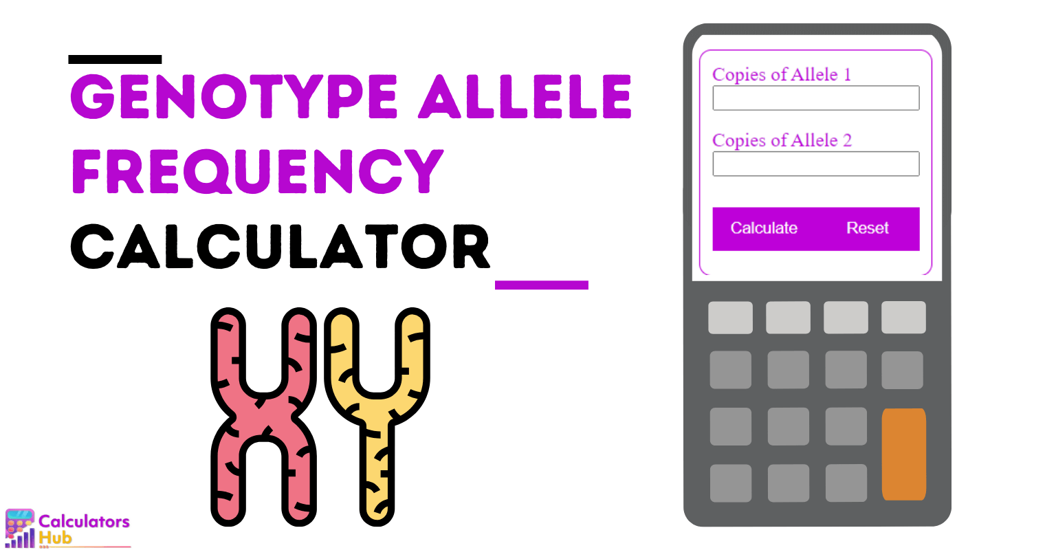 Genotype Allele Frequency Calculator