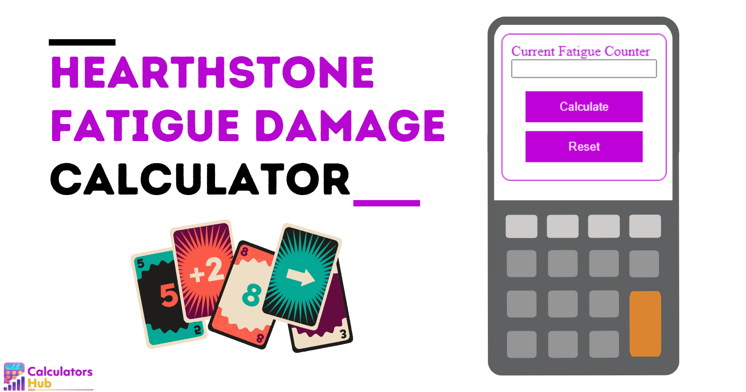 Hearthstone Fatigue Damage Calculator