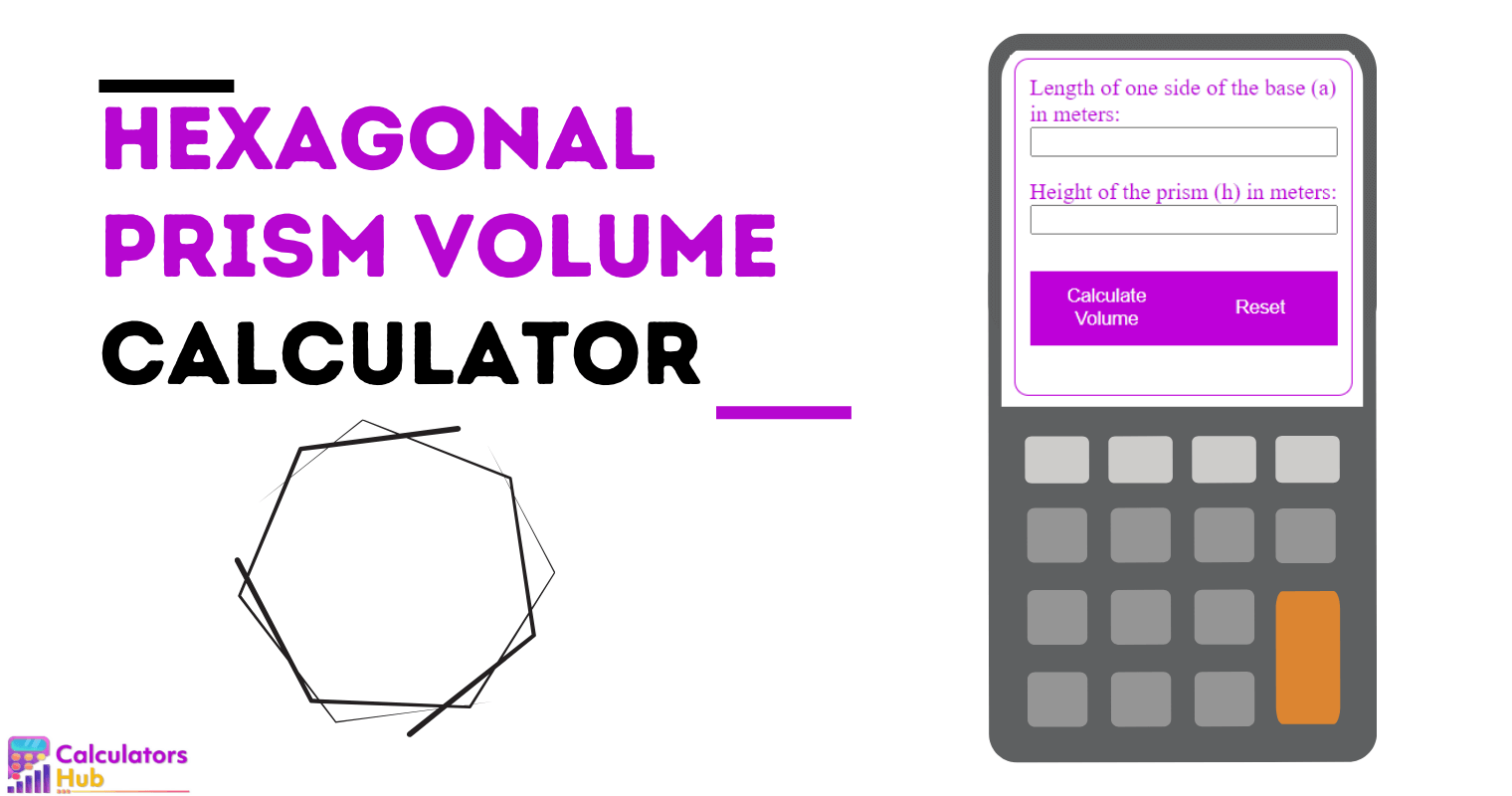 Hexagonal Prism Volume Calculator