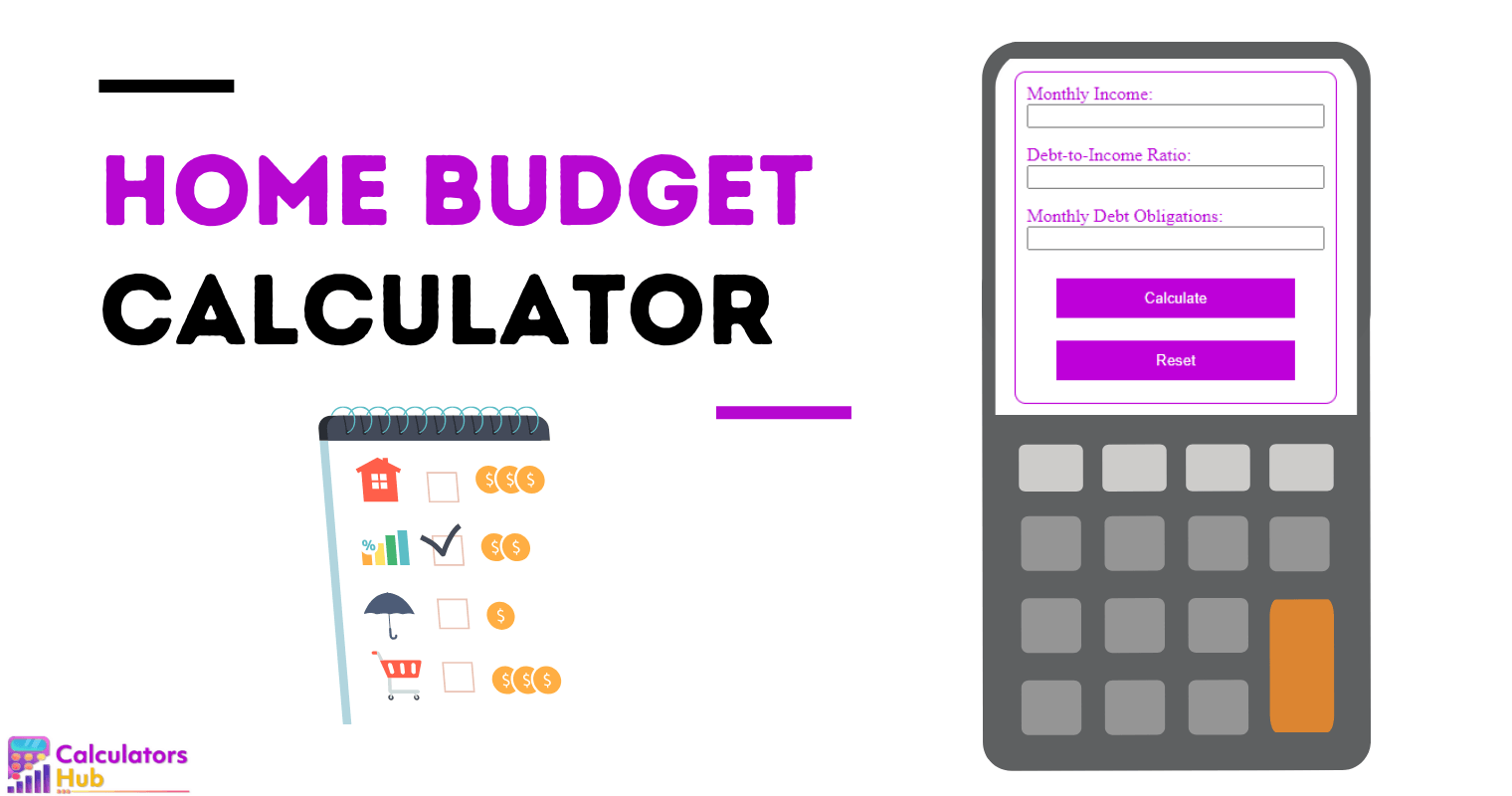 Home budget calculator online
