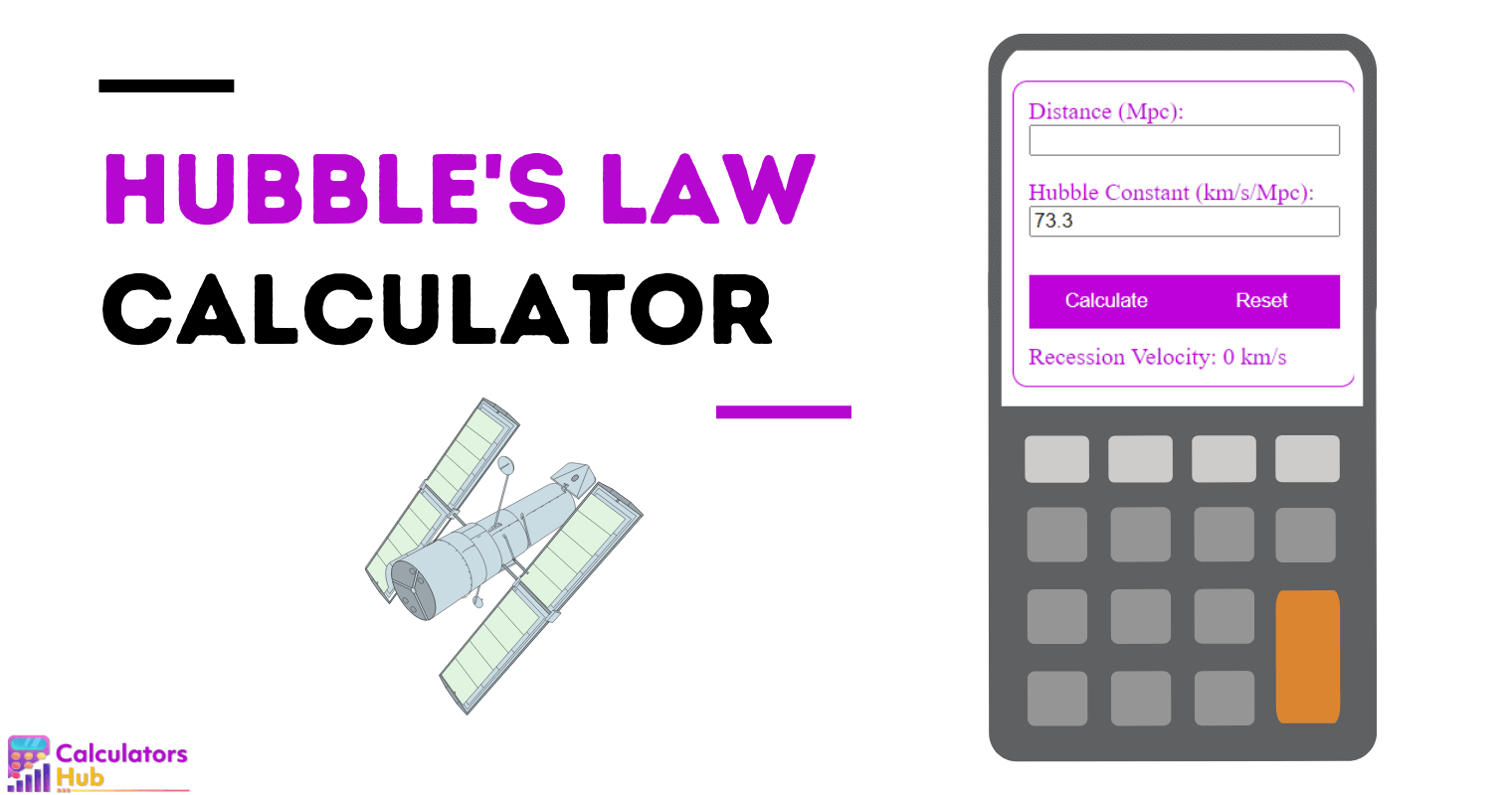 Hubble's Law Calculator