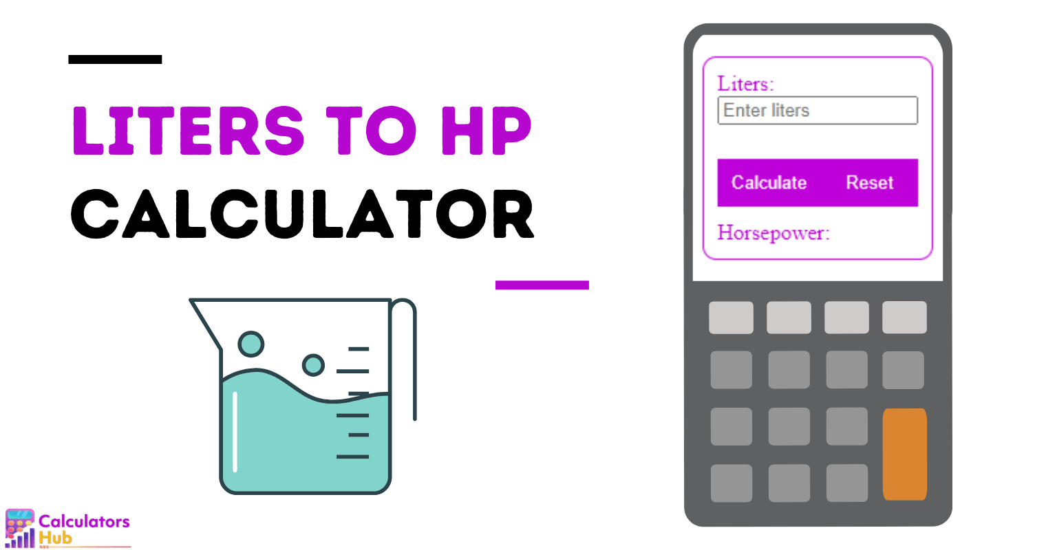 Liters to HP Calculator