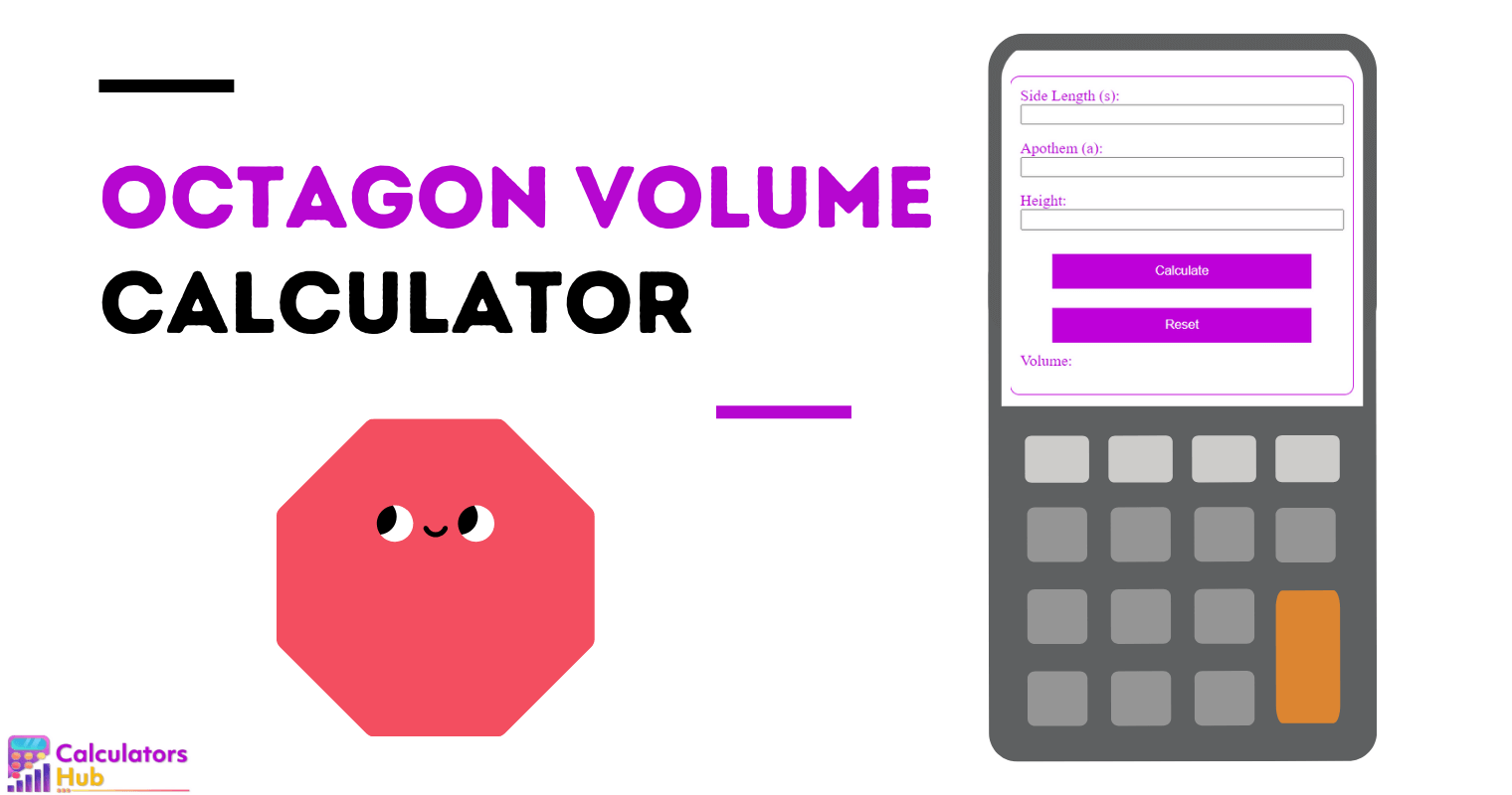Octagon Volume Calculator