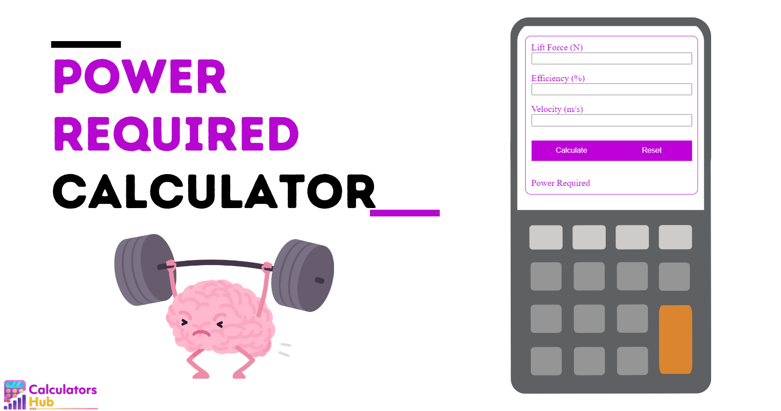 Power Required Calculator