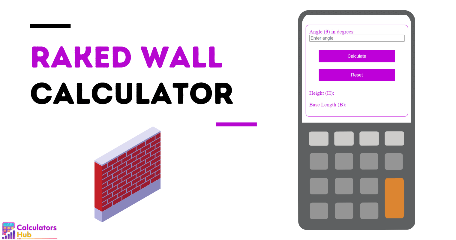 Raked Wall Calculator