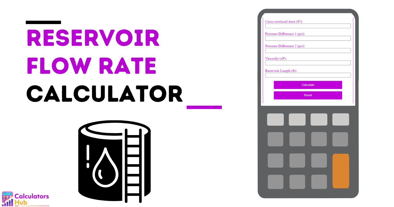 Reservoir Flow Rate Calculator