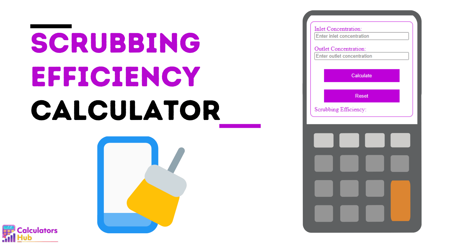 Scrubbing Efficiency Calculator