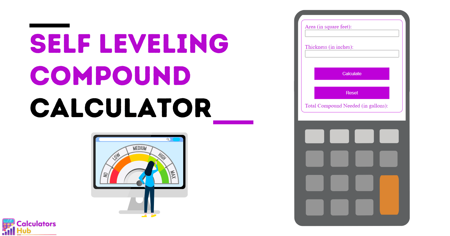 Self Leveling Compound Calculator