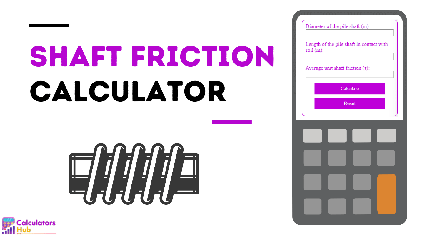 Shaft Friction Calculator Online