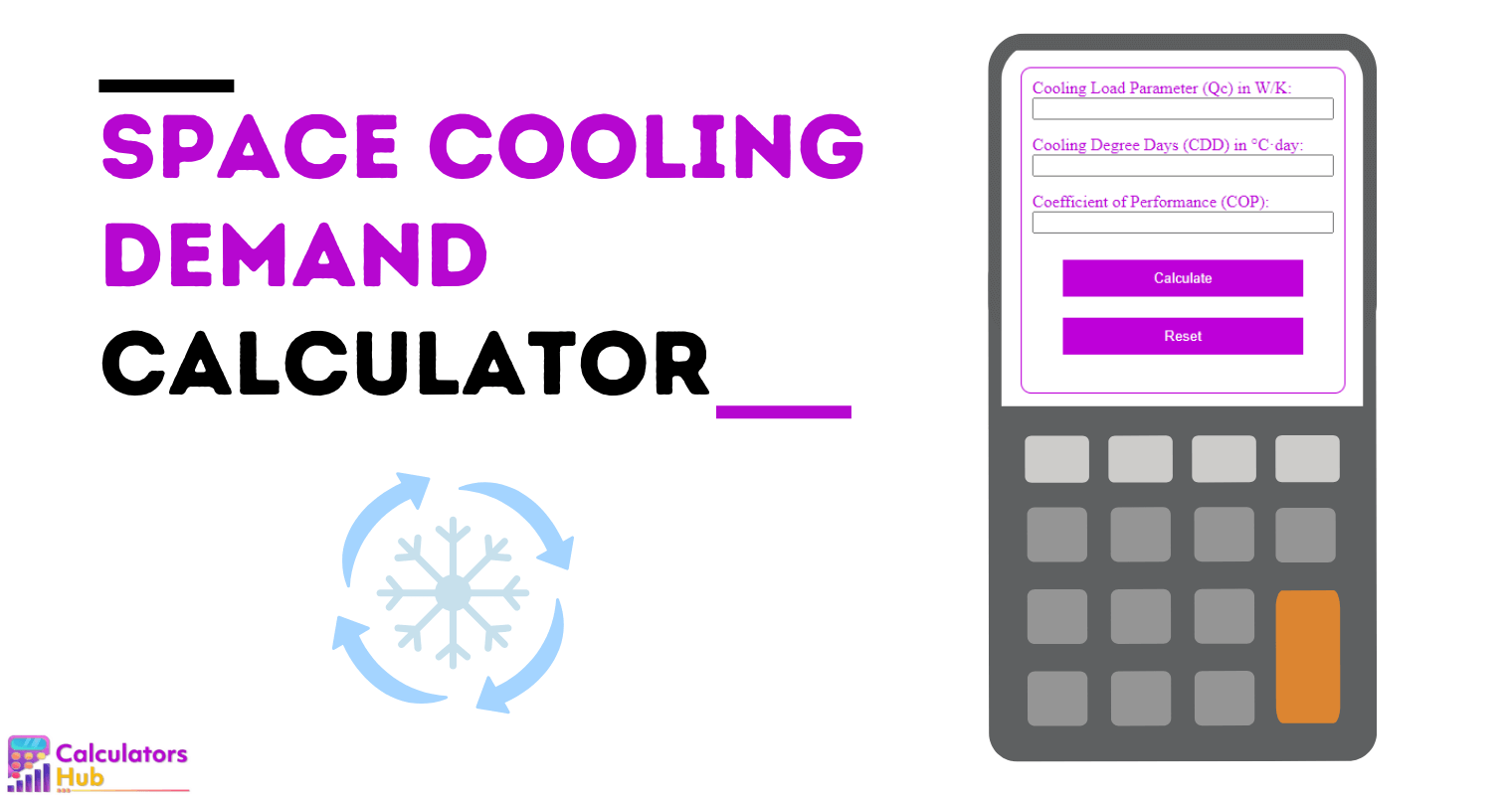 Space Cooling Demand Calculator