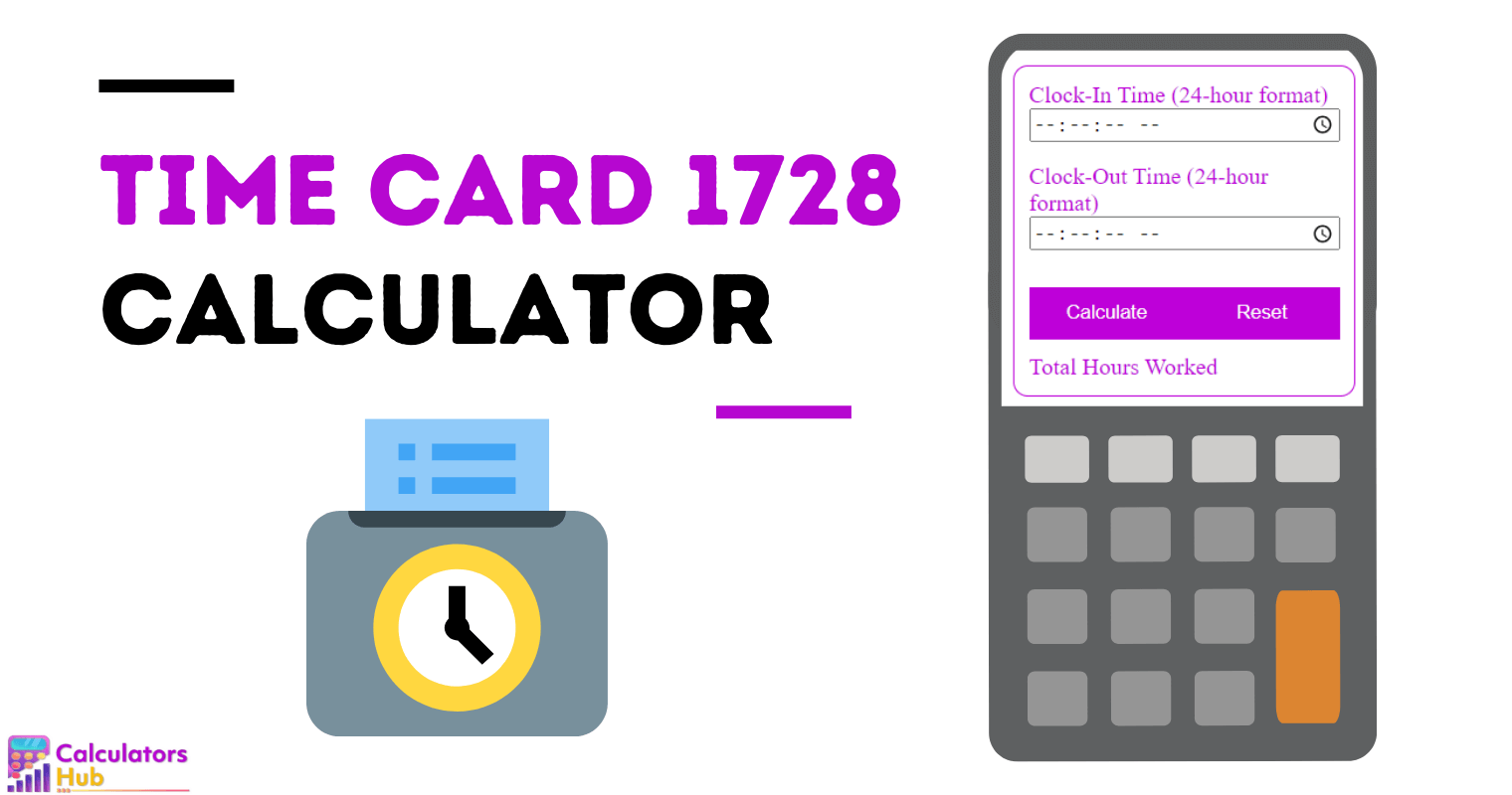 Time Card Calculator 1728
