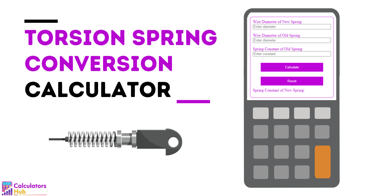 Torsion Spring Conversion Calculator