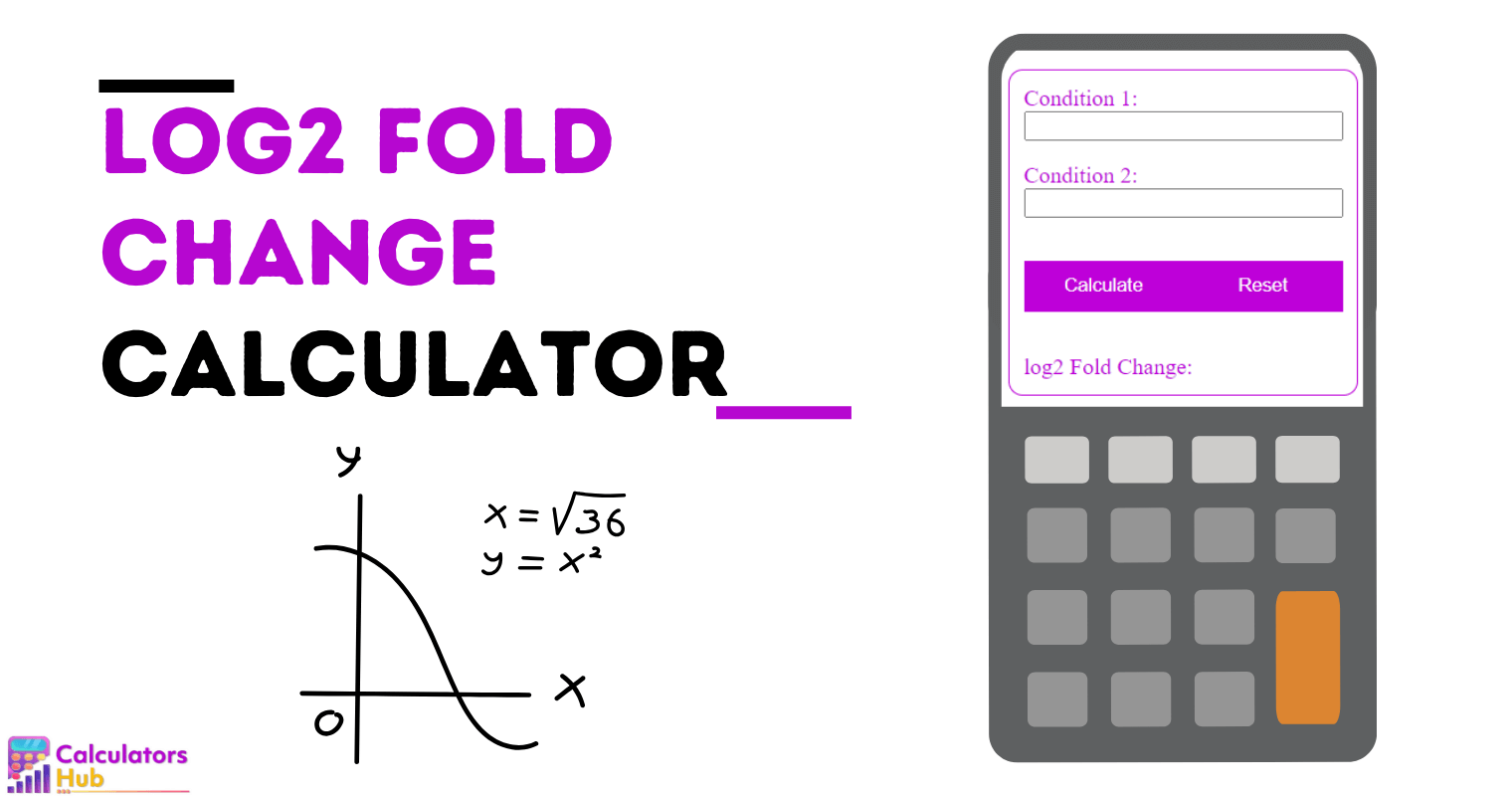 log2 Fold Change Calculator