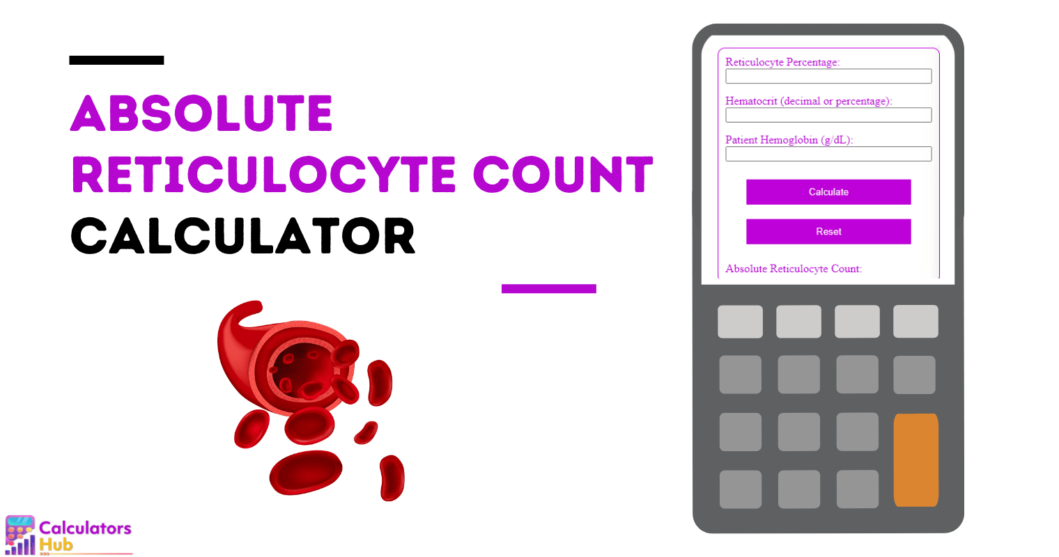 Absolute Reticulocyte Count Calculator