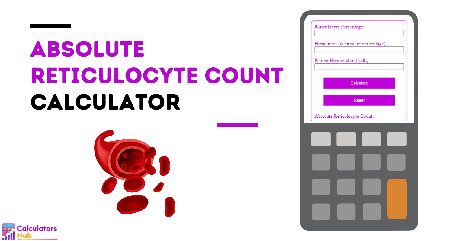 Absolute Reticulocyte Count Calculator Online