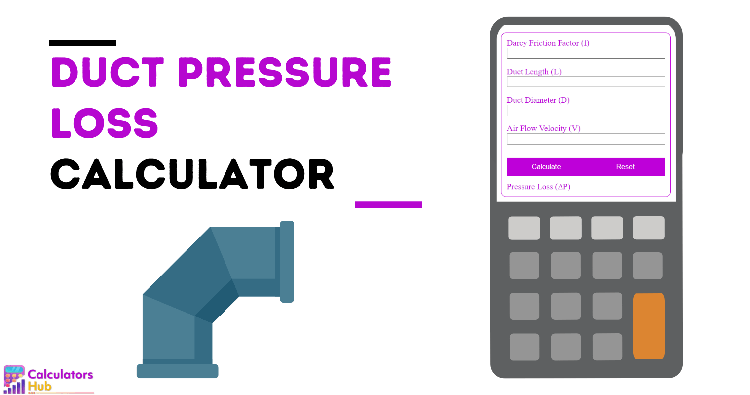 duct pressure loss calculator