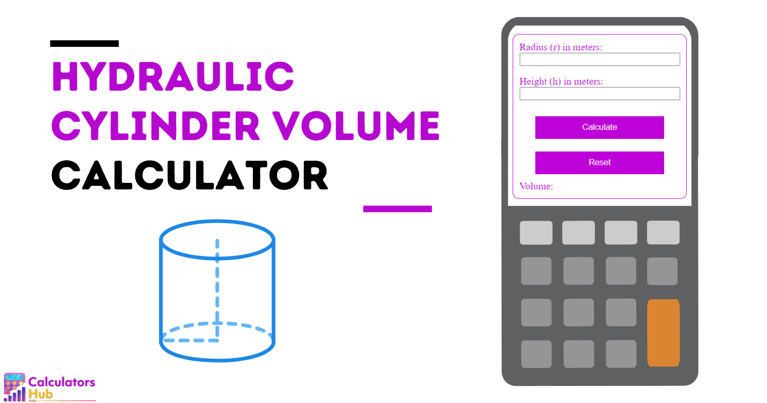 Hydraulic Cylinder Volume Calculator Online