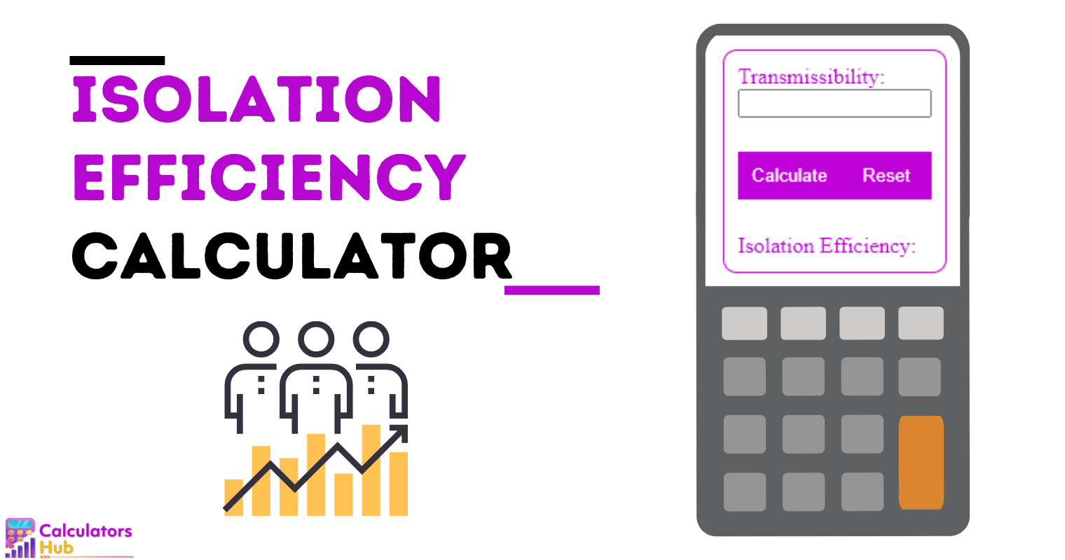 Isolation Efficiency Calculator