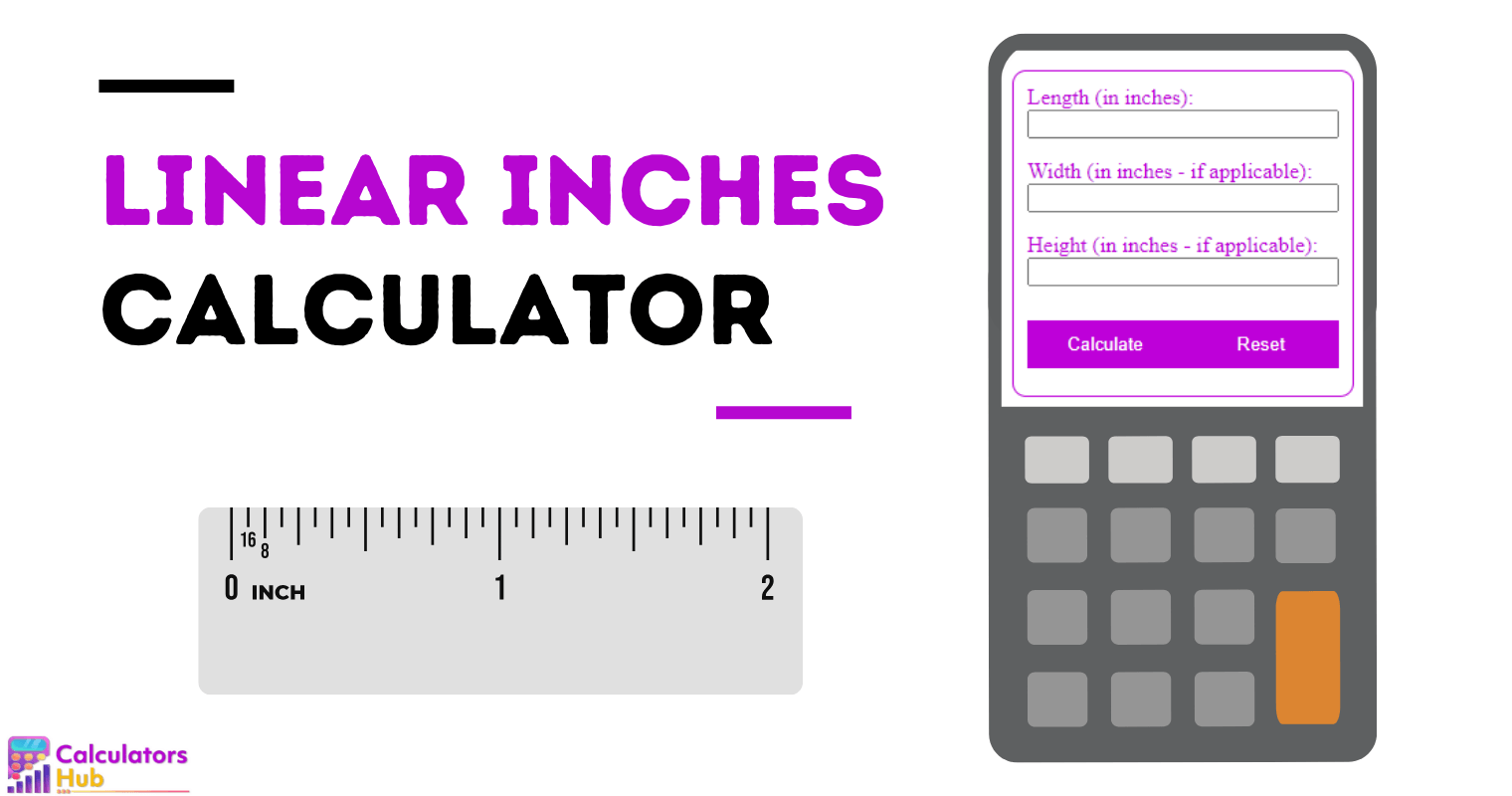 Linear Inches Calculator Online