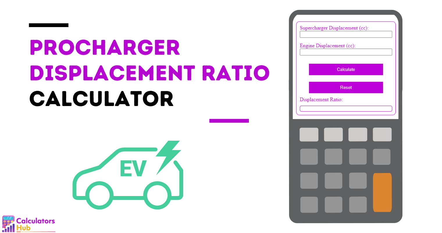 ProCharger Displacement Ratio calculator
