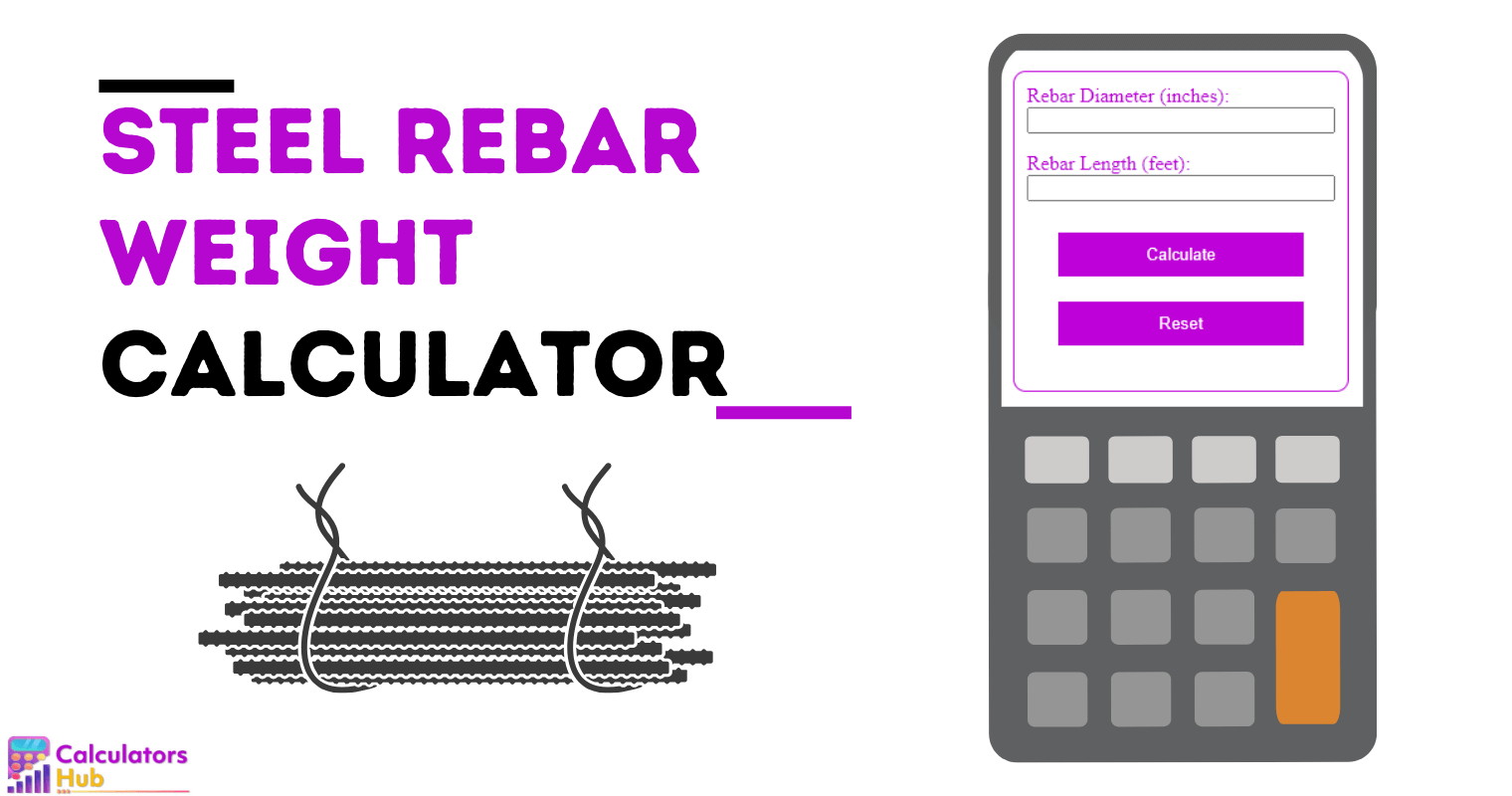 Steel Rebar Weight Calculator